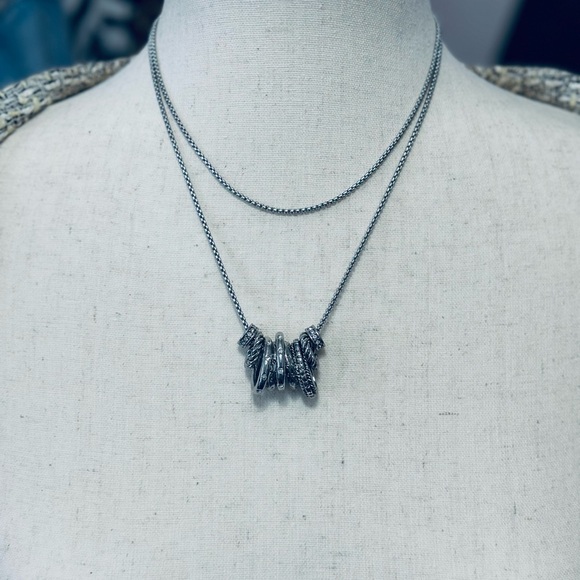 LOFT Silver Necklace - Picture 3 of 6